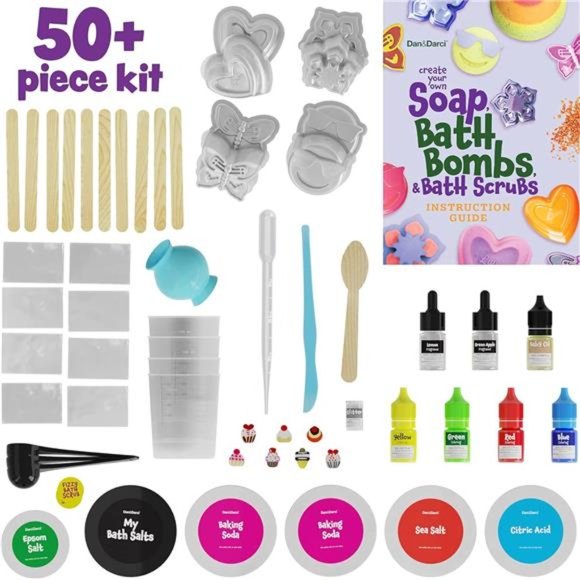 Soap & Bath Bomb Making Kit for Kids, 3-in-1 Spa Science Kit, Craft Gifts - Picture 5 of 6